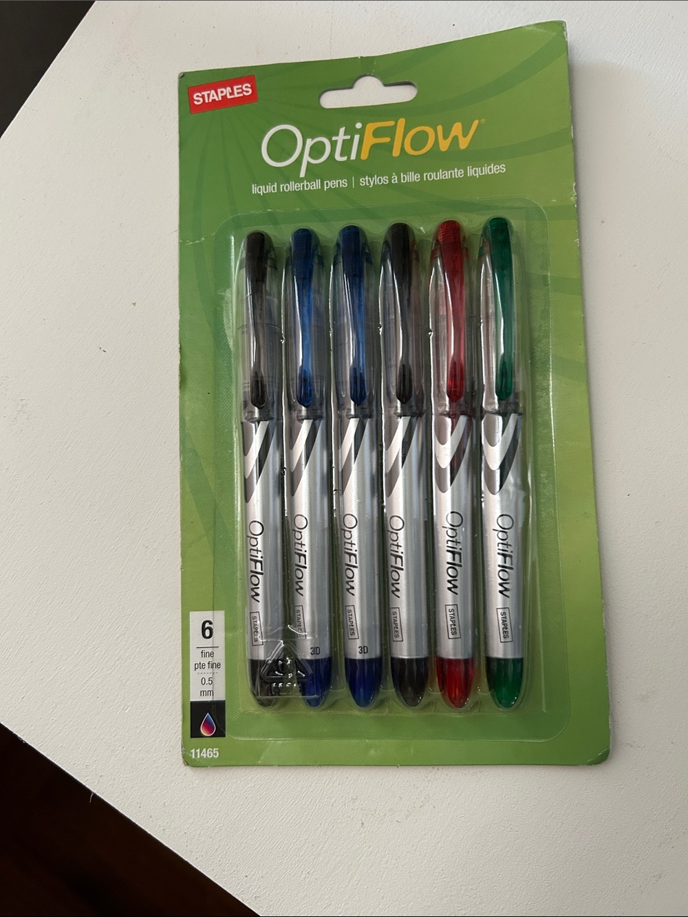 Optiflow liquid rollerball pens(6)
